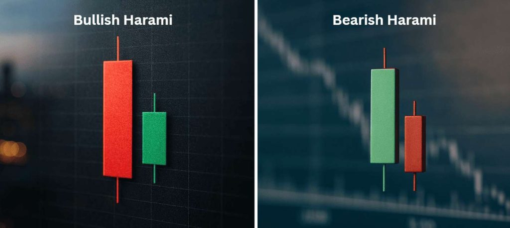 bullish harami vs bearish harami